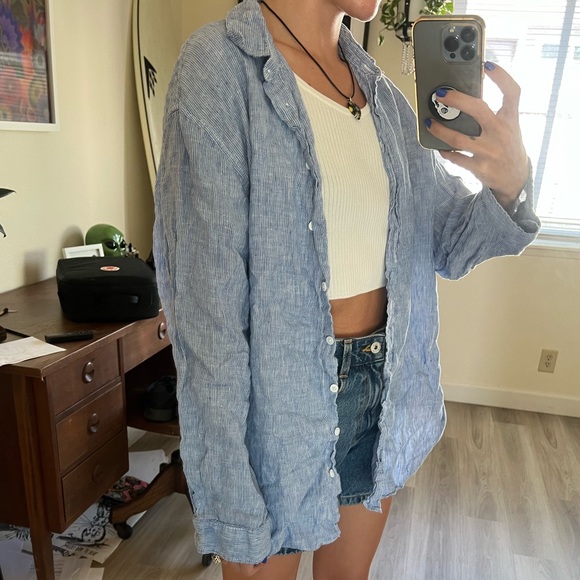 Oversized Zara button down - Picture 3 of 4